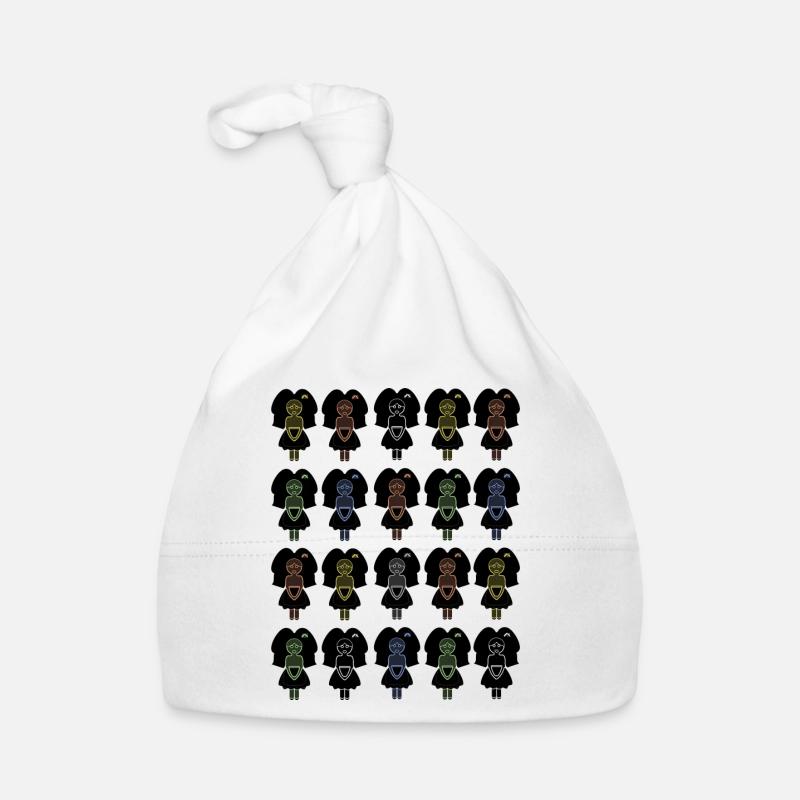 Alsatian Multicolored 100% Organic Baby Cap