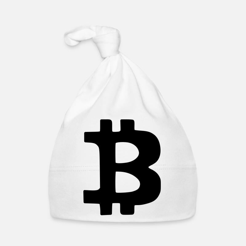 Bitcoin Crypto Currency Virtual Life Vector Organic Baby Cap