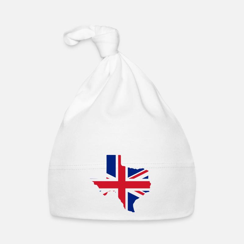 Britisch-texanisches Design für Texas Einwanderer Baby Bio-Mütze