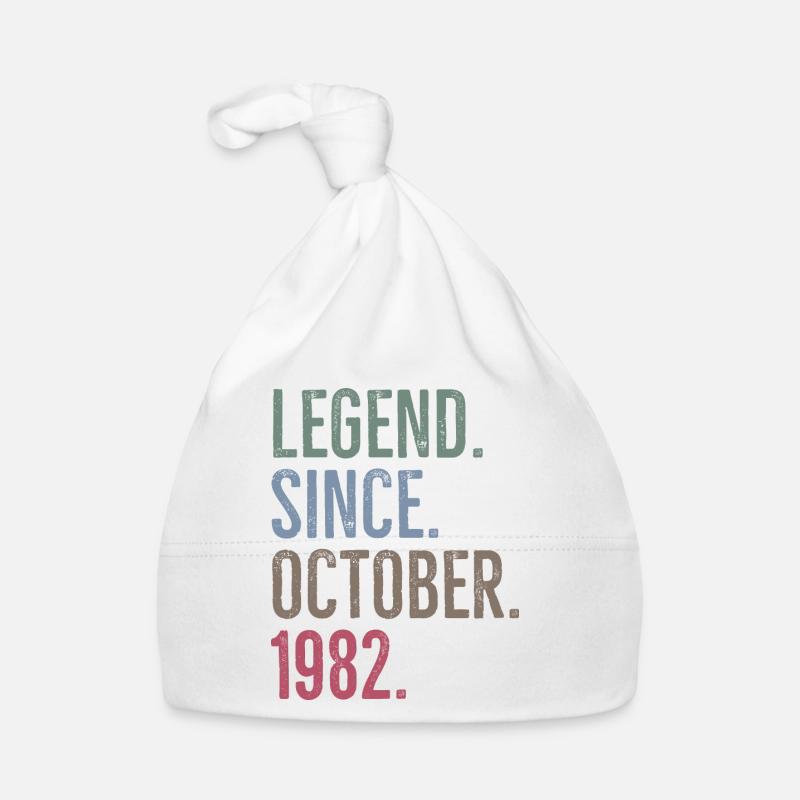 Legend Since October 1982 Organic Baby Cap