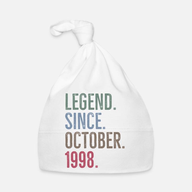 Legend Since October 1998 Organic Baby Cap