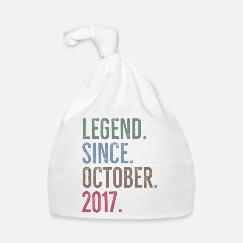 Legend Since October 2017 Organic Baby Cap