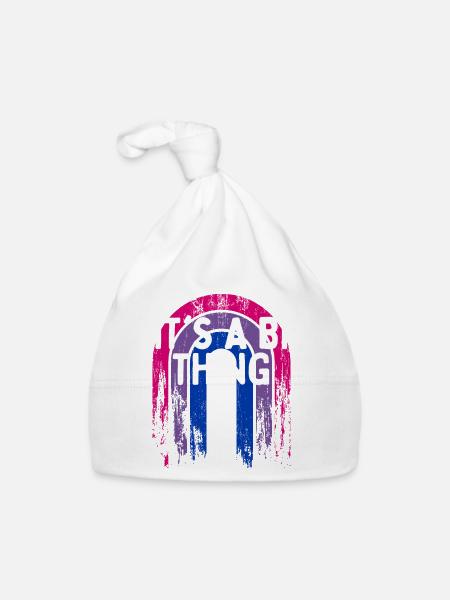 It's a Bi Thing Bisexual LGBTQ Bi Pride LGBT Gay - Organic Baby Cap - white - Front