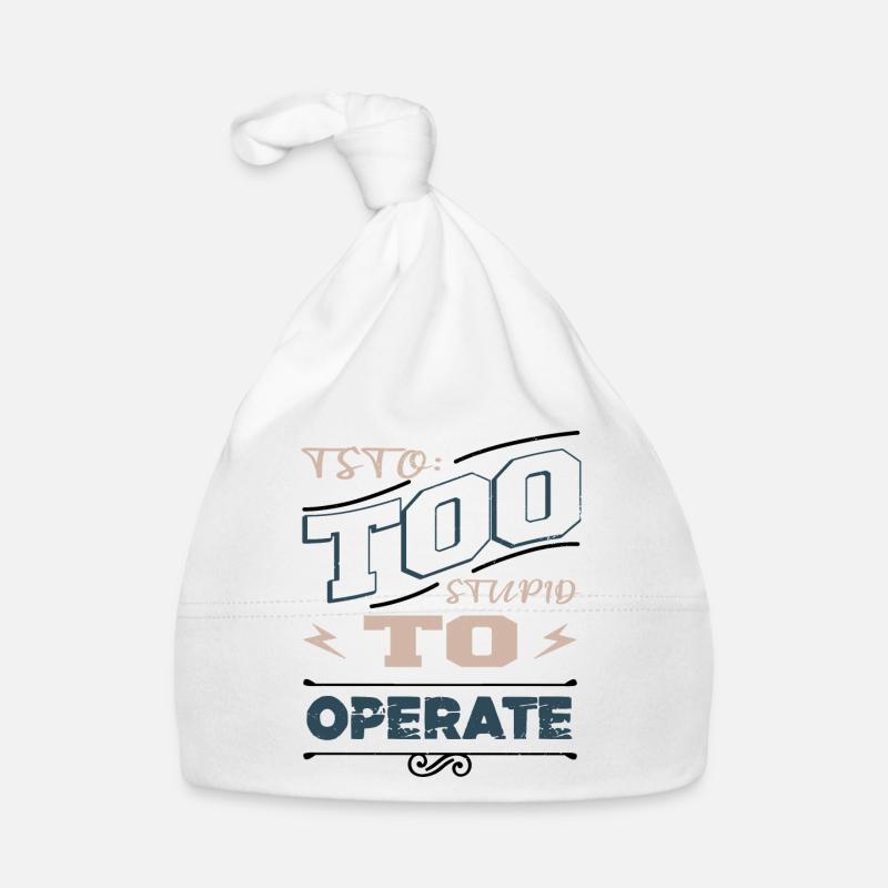 anonymous mask hacking engineer codes gift idea Baby Bio-Mütze