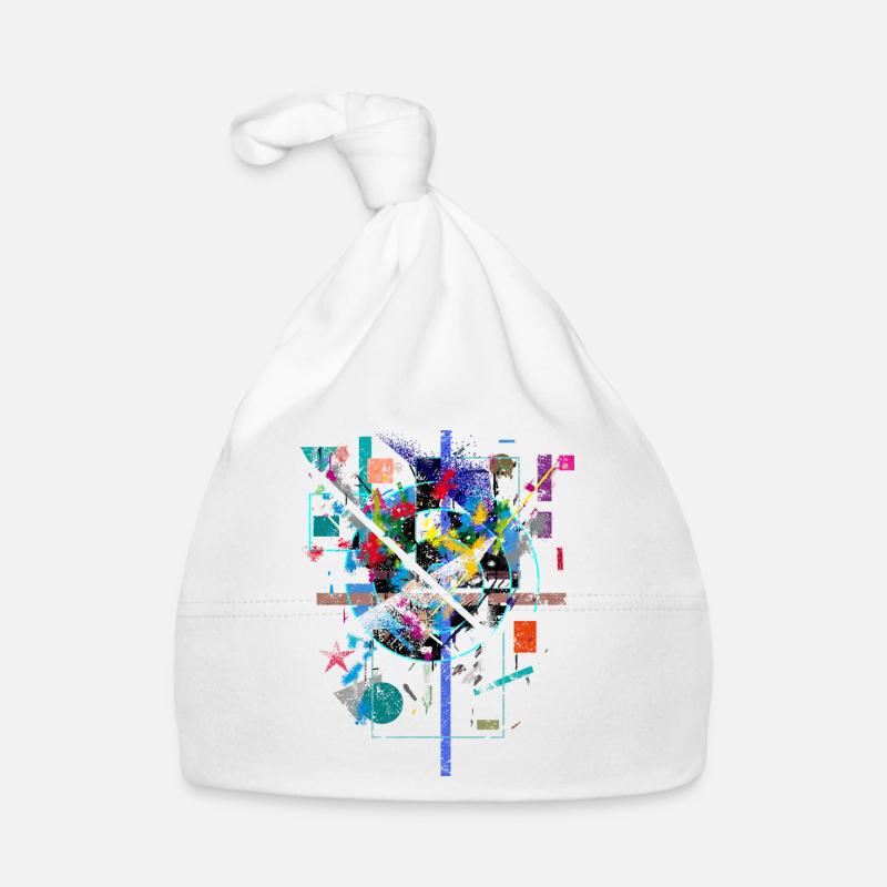 Abstract Organic Baby Cap