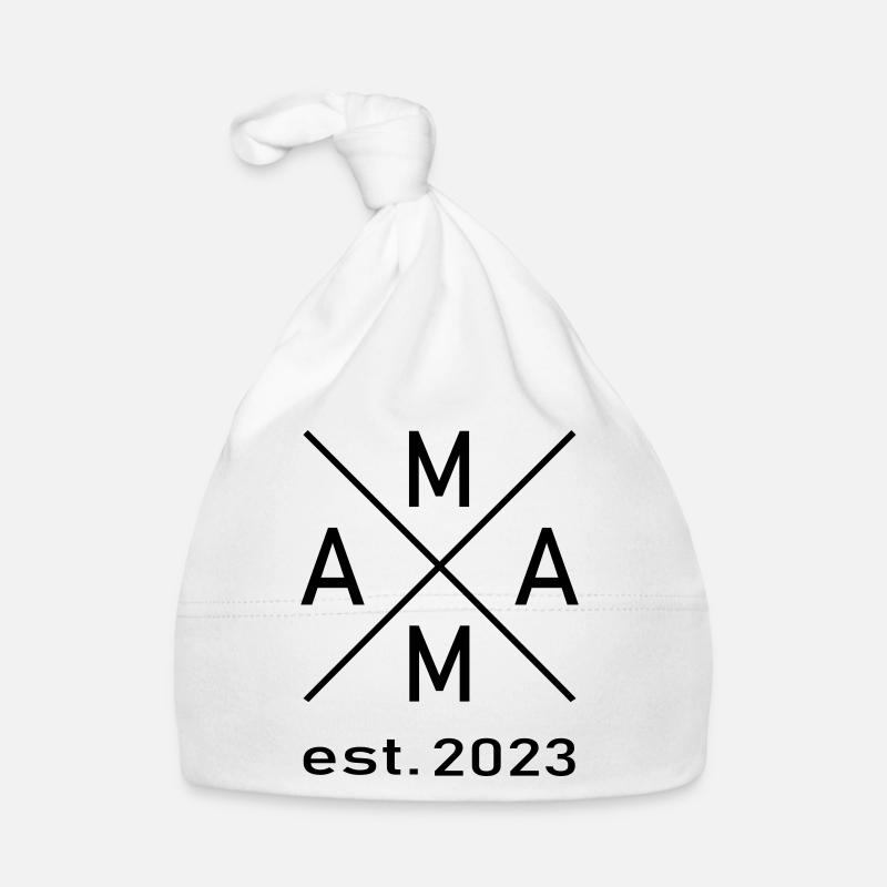 Mama 2023 Baby Bio-Mütze
