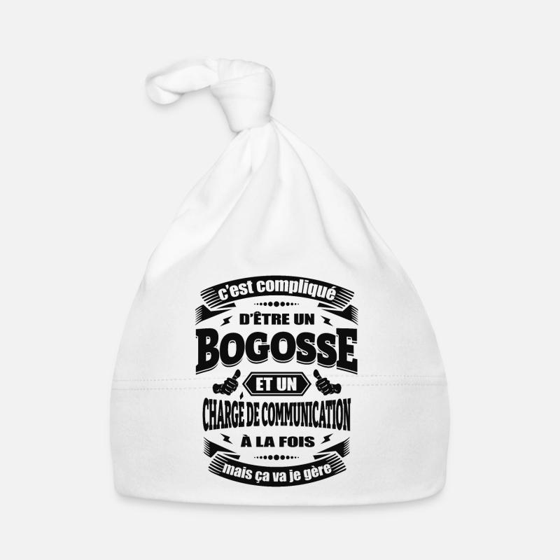 BOGOSSE ET CHARGE DE COMMUNICATION Bonnet bio Bébé