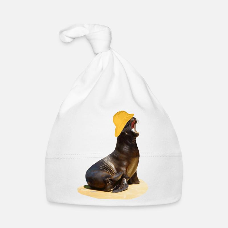 Lion de mer avec couvre-chef sud-ouest Bonnet bio Bébé