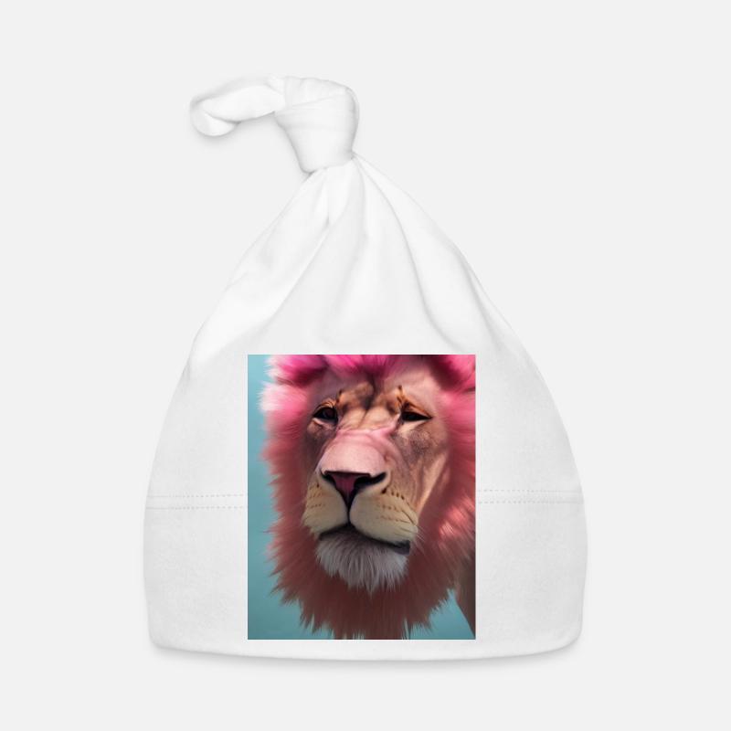Dessin animé d’une lionne queer Bonnet bio Bébé