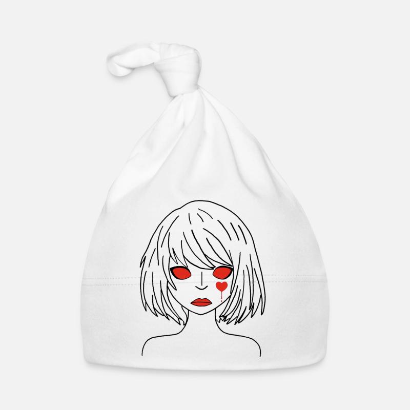 Blutendes Herz Baby Bio-Mütze