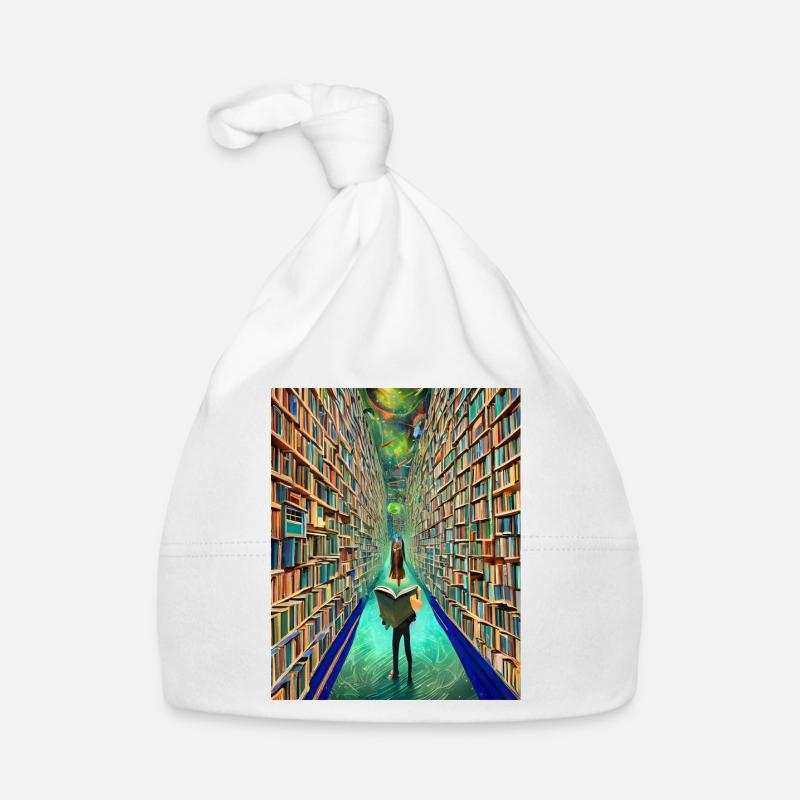 "Die Bücherei der Zeit" Baby Bio-Mütze