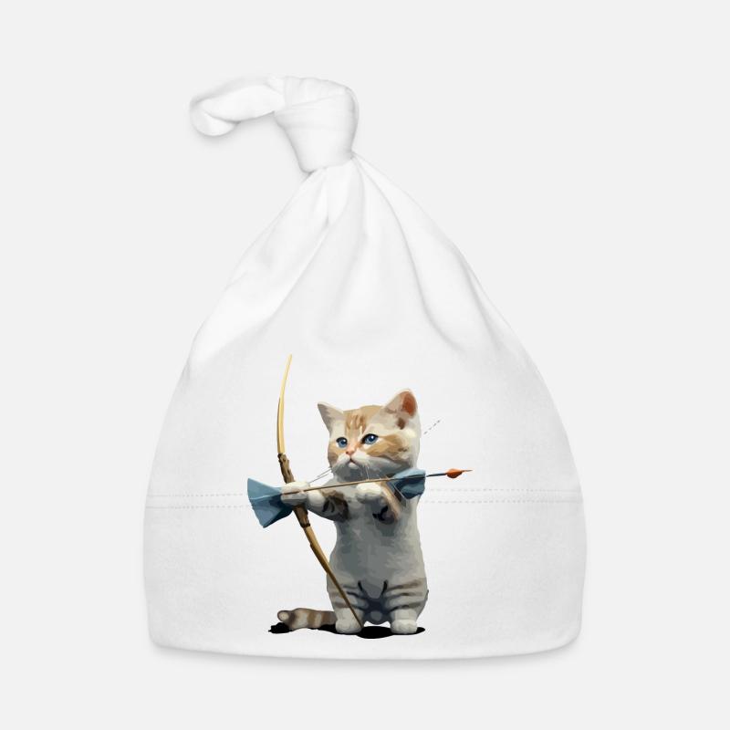 Milo im Bogenschießen Baby Bio-Mütze