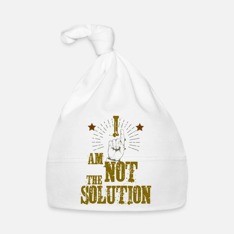 I am not the Solution! Organic Baby Cap