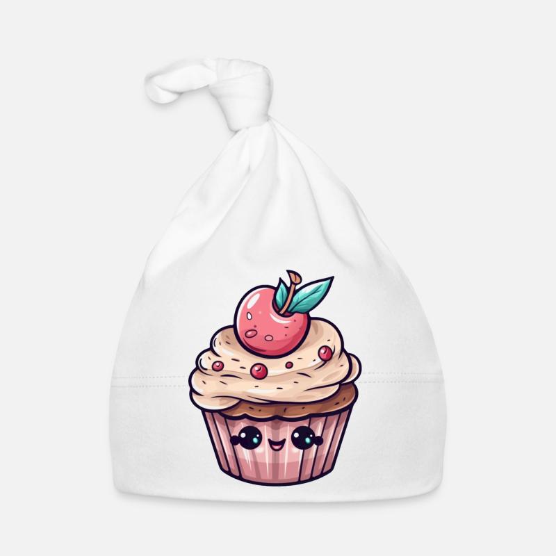 süßer Cupcake Baby Bio-Mütze