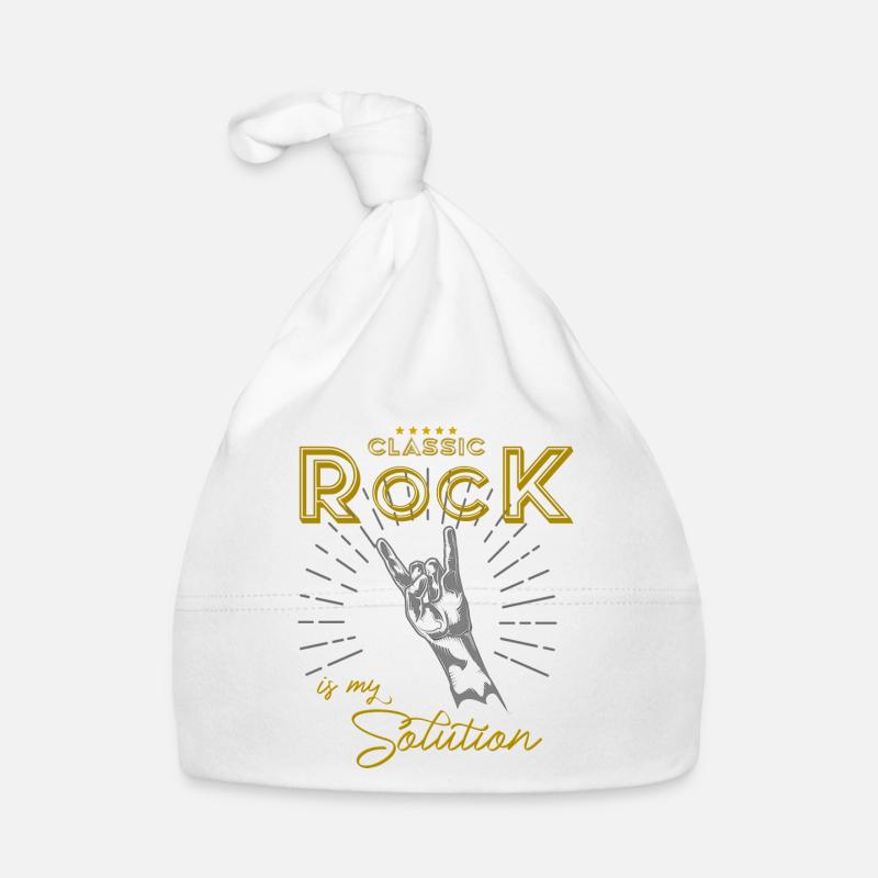 Clasic Rock is my Solution! Organic Baby Cap