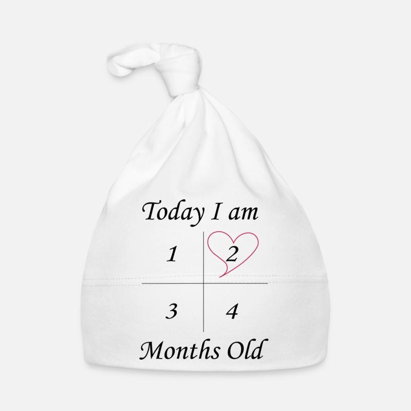 Coeur de 2 mois Bonnet bio Bébé