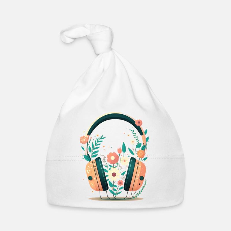The new Flower Headset 1 Organic Baby Cap