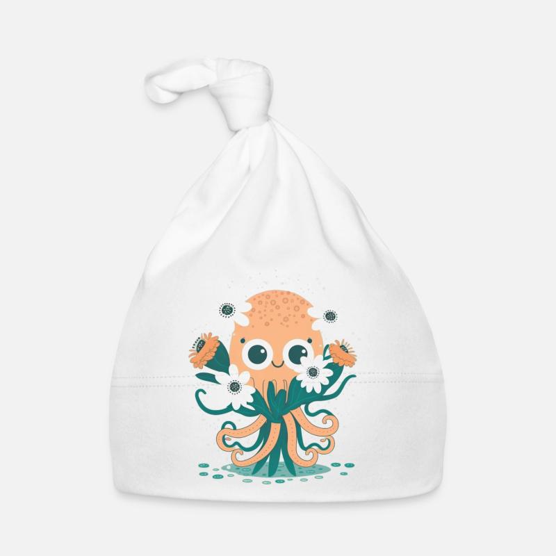 Tentacules affectueux 3 Bonnet bio Bébé
