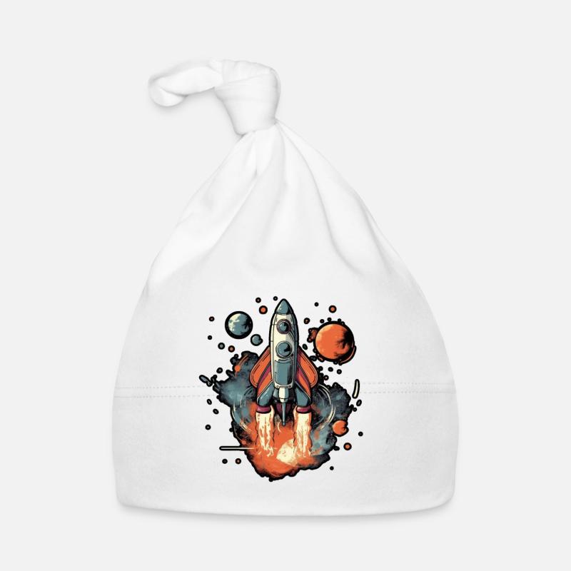 a space rocket launch through space Bonnet bio Bébé