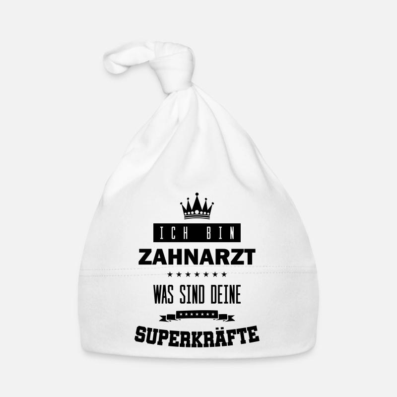 zahnarzt superkräfte Baby Bio-Mütze