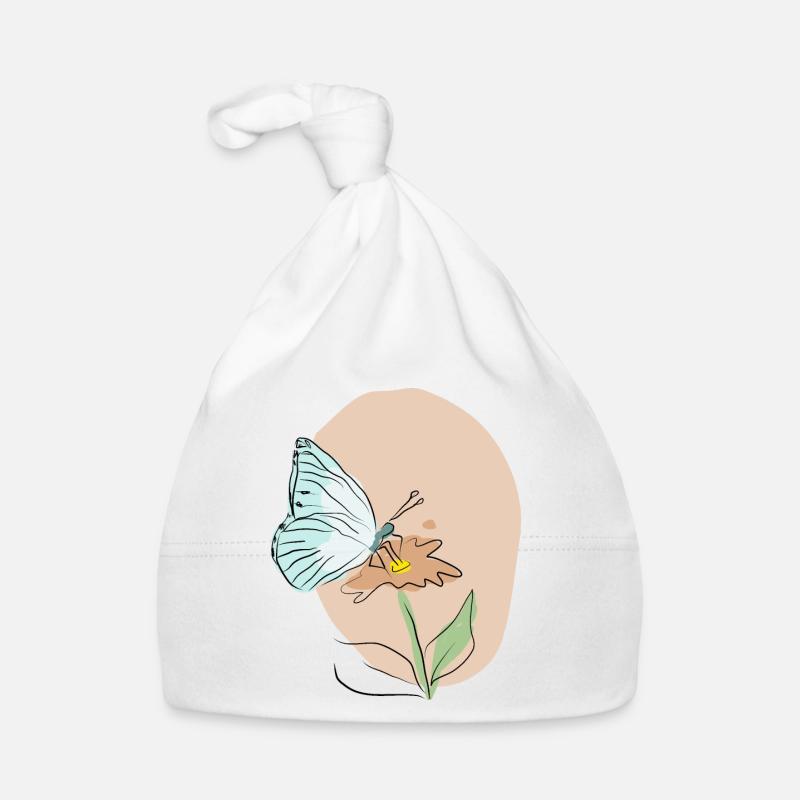 Schmetterling Baby Bio-Mütze