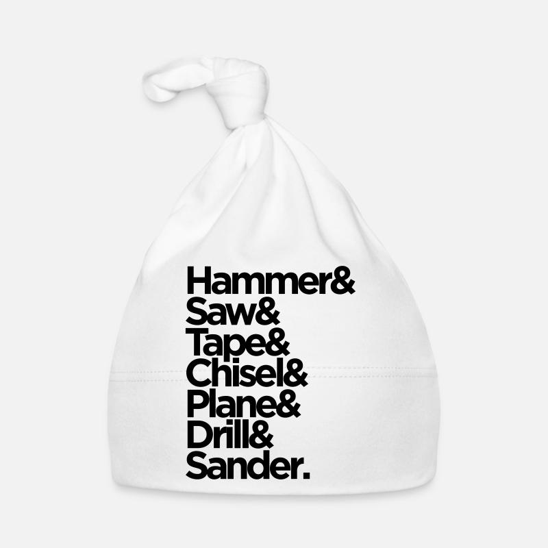 Funny Carpenter Tools Organic Baby Cap