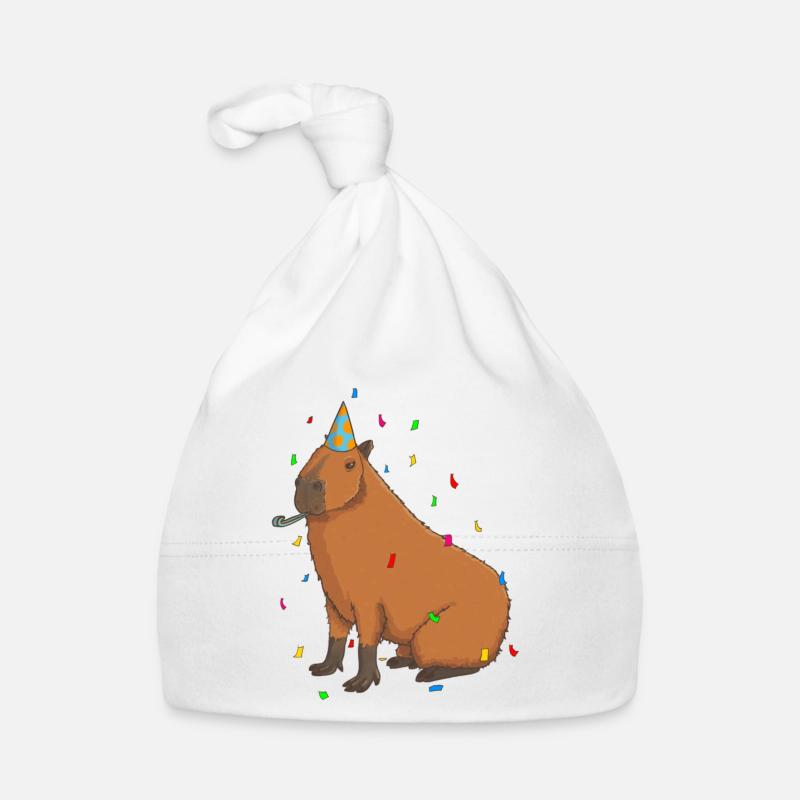 Anniversaire de Capybara Bonnet bio Bébé