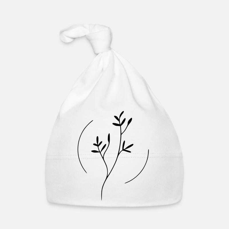 Branch in a circle Organic Baby Cap