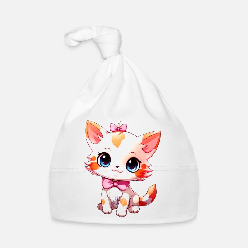 Kitten Organic Baby Cap