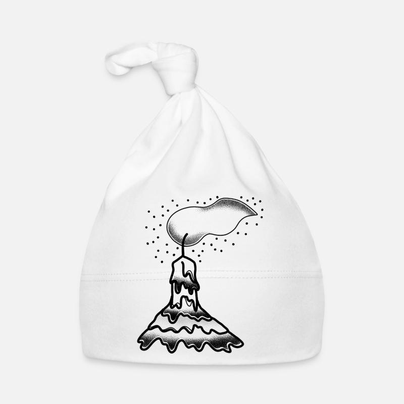 Witchcore-Tattoo-Stil Dripping Candle Baby Bio-Mütze