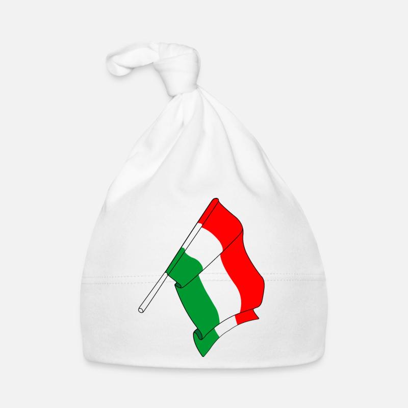 flag Hungary Organic Baby Cap