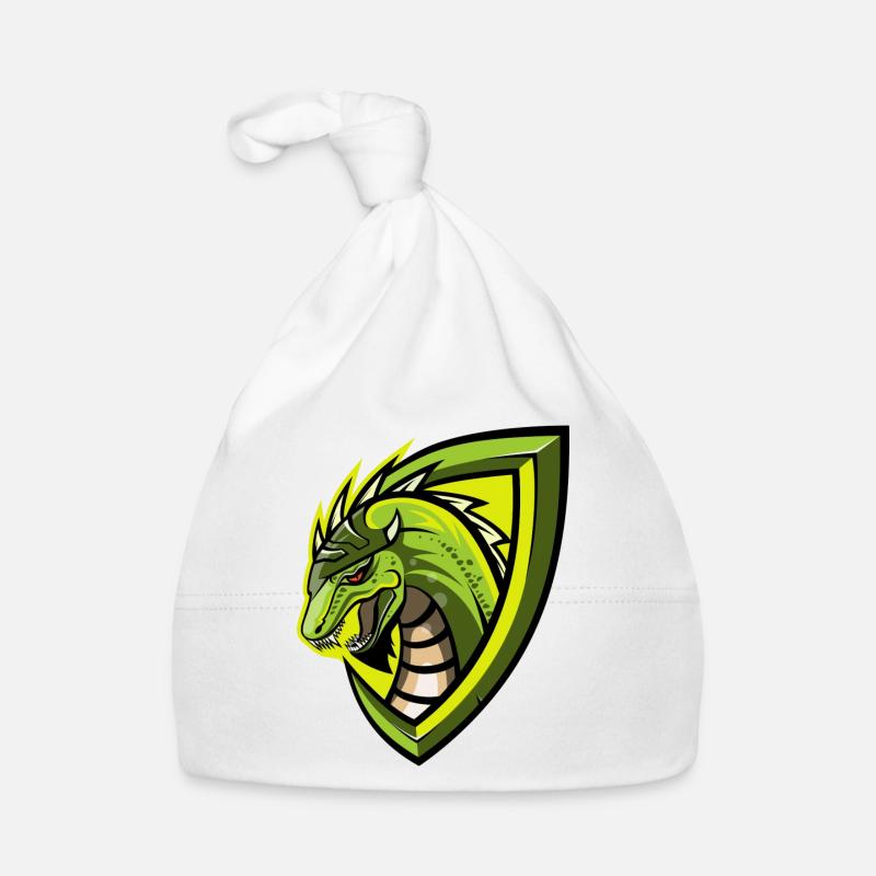 Drachen Logo Baby Bio-Mütze