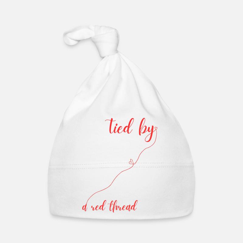 Red thread Organic Baby Cap
