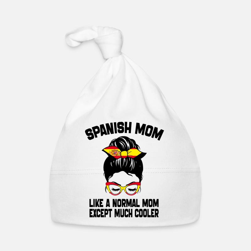 Spanische Mutter wie eine normale Mutter Muttertag 2024 Baby Bio-Mütze
