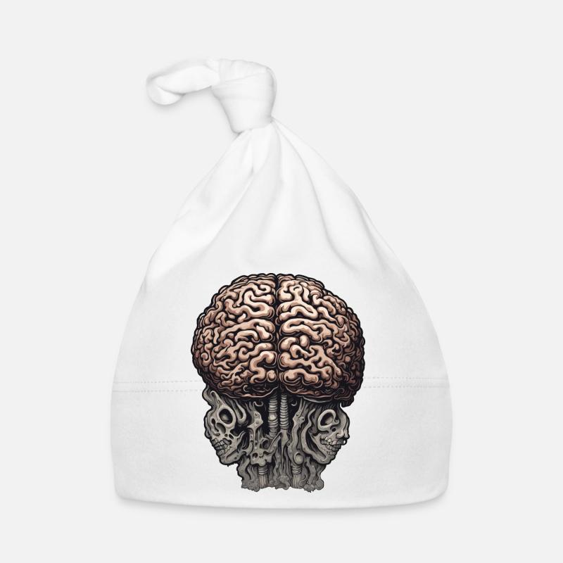 Brain / Knowledge / Intelligence / Clever / Thinking Organic Baby Cap