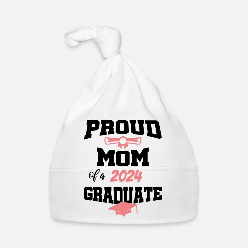 Diplômée Diplômée Fière Mère 2024 Bonnet bio Bébé