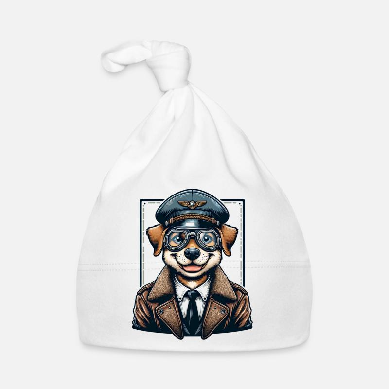 Pilote de chien mignon Bonnet bio Bébé