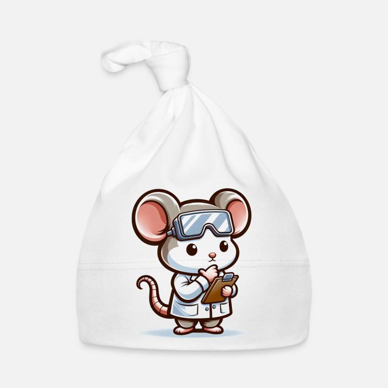 Scientifique de la souris mignonne Bonnet bio Bébé