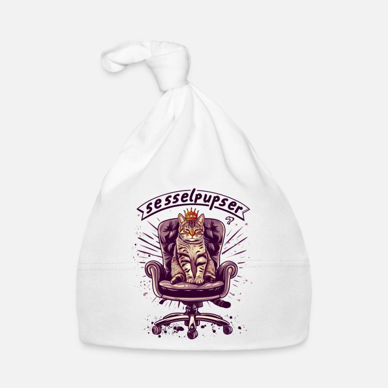 König der Sesselpupser Baby Bio-Mütze