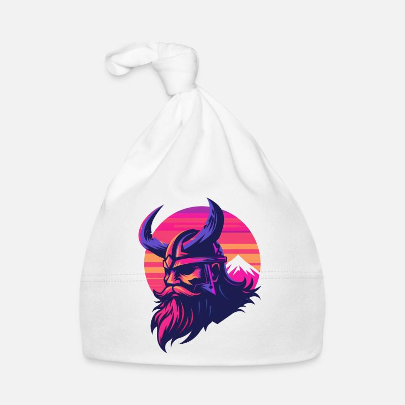 Viking synthwave 3 Bonnet bio Bébé