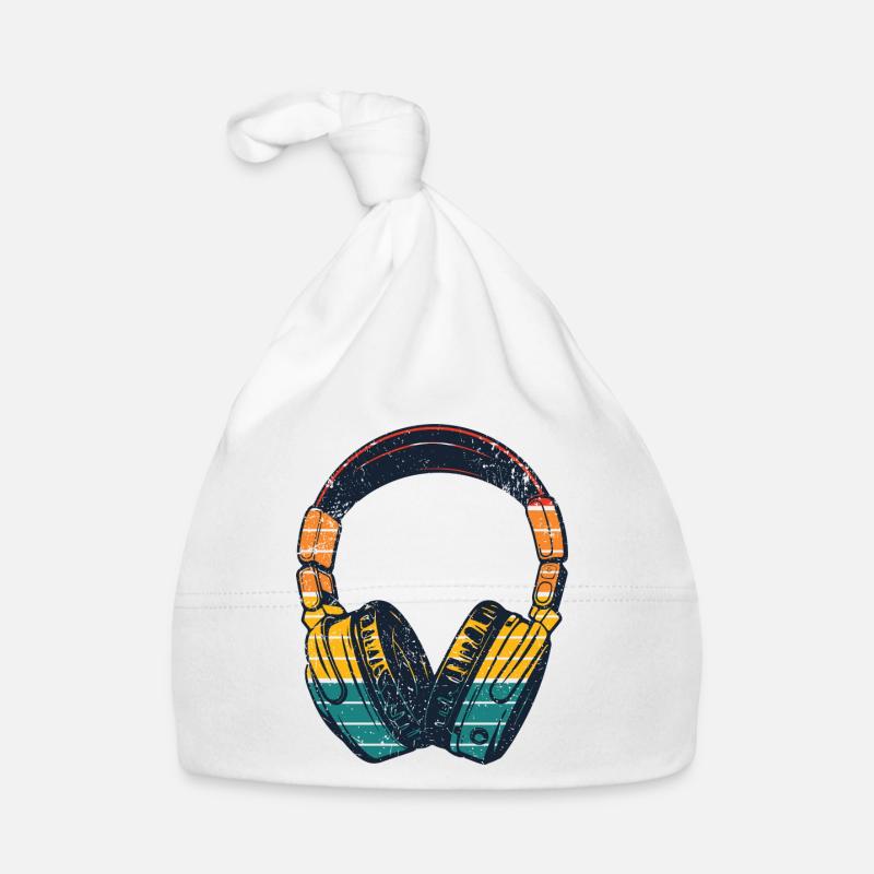 Casque rétro Beathead Bonnet bio Bébé
