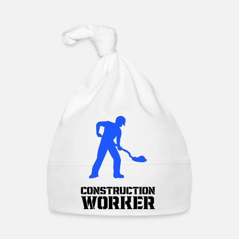 bauarbeiter baustelle worker Baby Bio-Mütze