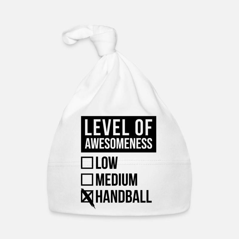 handball - Bonnet bio Bébé - blanc