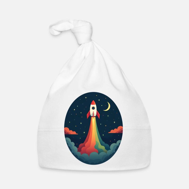 Launched Out - Never Looking Back Organic Baby Cap