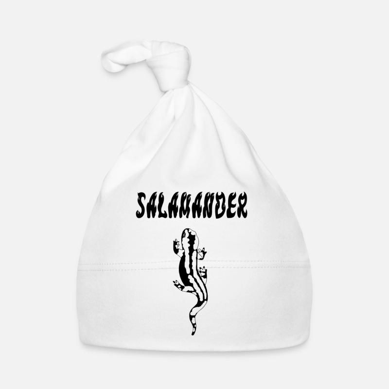 Black Salamander Organic Baby Cap