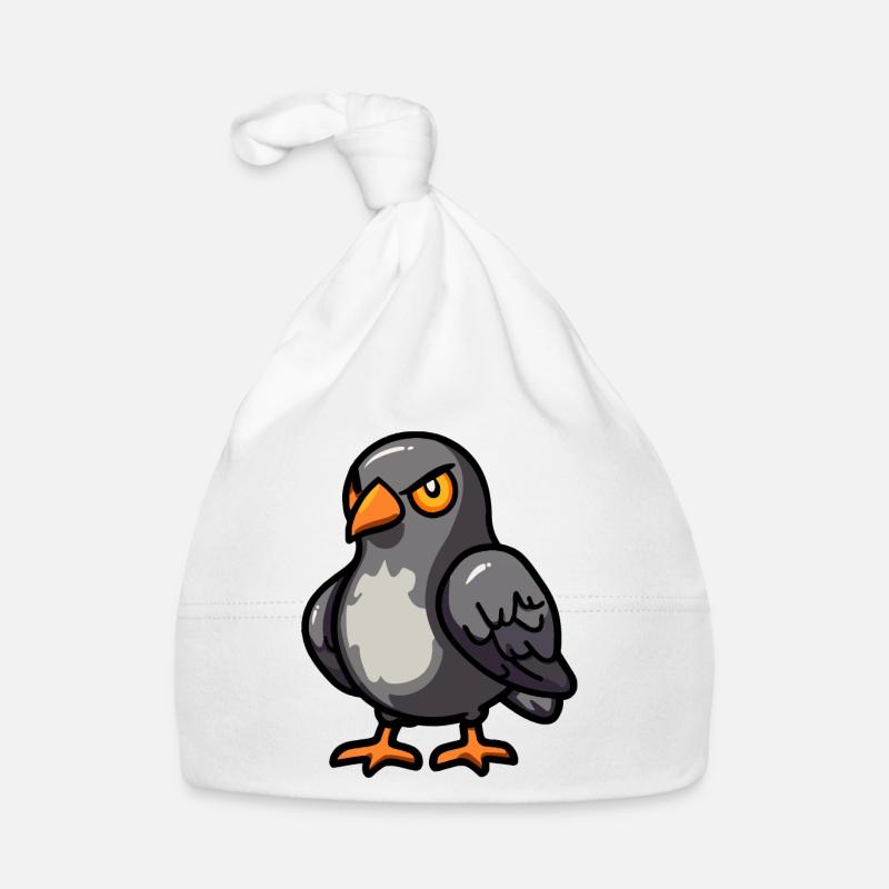Dove Bird Halloween Comic Funny Organic Baby Cap