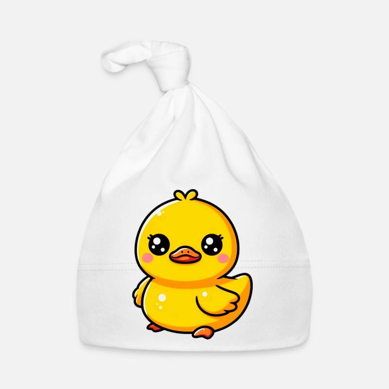 Duckling Duck Duck Duck Organic Baby Cap
