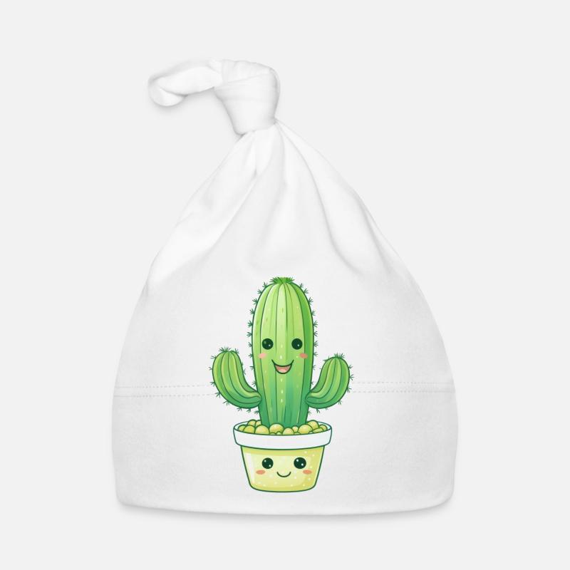 Cactus dans un pot de fleurs Bonnet bio Bébé