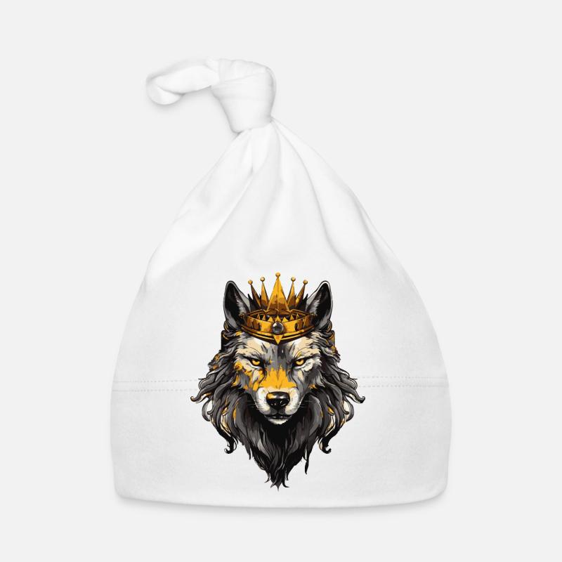 Couronne d’animal loup Bonnet bio Bébé
