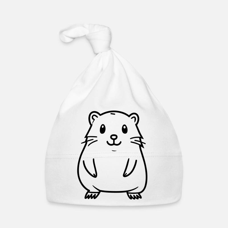 Murmeltier Baby Bio-Mütze
